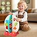 Didklom Musical Space Activity Cube Toy with Lights & Sounds - Sensory Educational Busy Board for Baby Boys Girls 6-18 Months, Montessori Learning Toy 1st Birthday Gift (Rocket Theme)