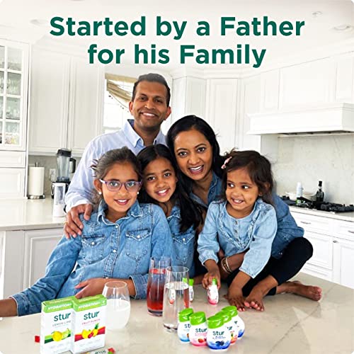 Stur - Founder's Favorites Variety Pack, Natural Water Enhancer, (4 Bottles, Makes 80 Flavored Waters) - Sugar Free, Zero Calories #TOP6