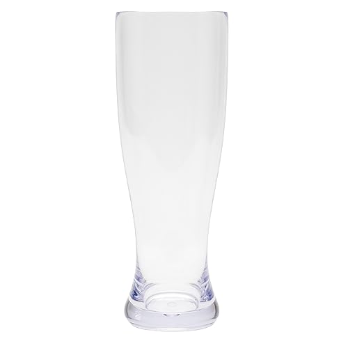 Miniatura 3 de G.E.T. SW-1465-CL-EC - Colección Pilsner de policarbonato transparente (4 unidades, 20 onzas)