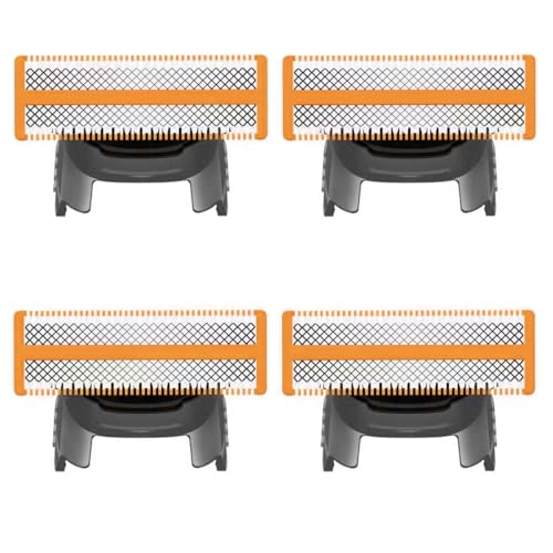 4-Pack Replacement Blades, Compatible with Norelco One Blades Suitable Spare Blades QP210/80 QP2515 QP2520 QP2630 QP2834 QP6510/31