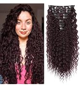 Hair Extension, LONAI 9PCS Black Clip in Hair Extensions, LN001 22