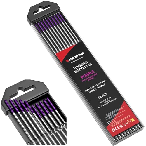 ARCCAPTAIN TIG Welding Tungsten Electrode 10-Pack 1/16