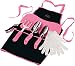 Apollo Precision Tools DT3790P 7-Piece Garden Kit, Pink, Donation Made to Breast Cancer Research