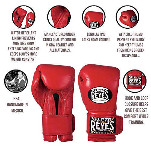 Cleto Reyes Boxing Gloves, Training Gloves With Hook And Loop Closure For Men And Women (14Oz, Electric Blue) #TOP4