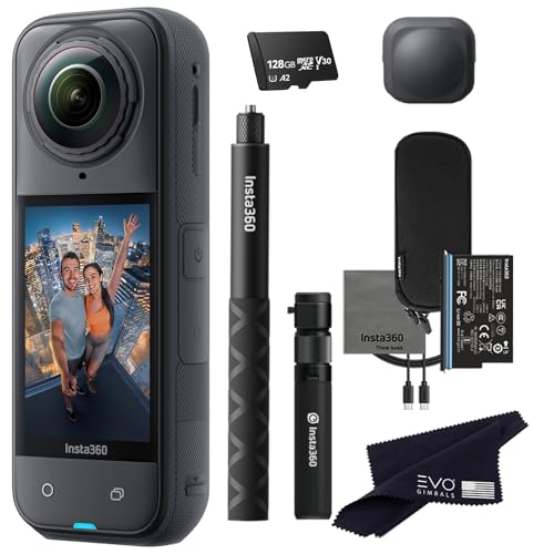 insta360 X5 Bullet Time Bundle-8K Waterproof 360 Action Camera with 1/1.28