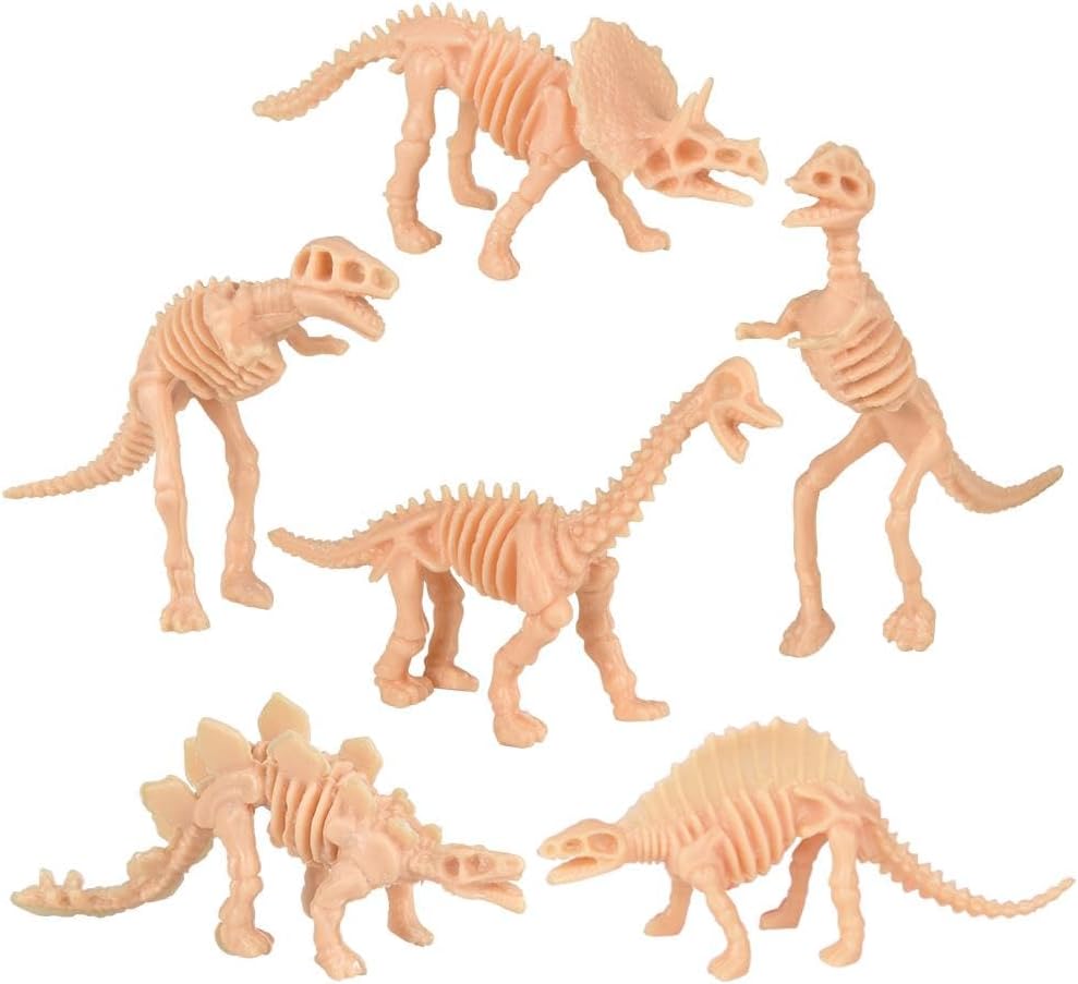 Dino Dig Kit for Kids - Dinosaur Fossil Digging Kit with Mini Tools & T-Rex Skull Case - Unearth Dinosaur Bones!