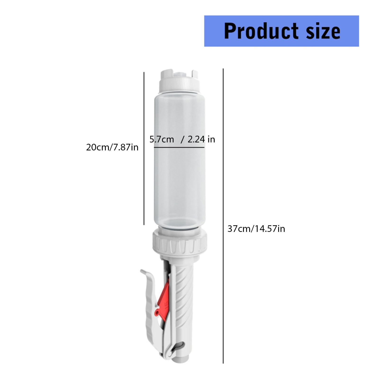 Nachfüllbarer 480-ml Sauce Spender, hängende Salatdressing Flasche, Gewürzspender für vielbeschäftigte Restaurants, langlebige Gewürz Quetschflasche