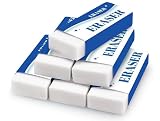FAOGO Erasers for School and Office, 6 Count, Handheld Cordless, Portable for Home 1