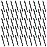 AYLIFU Dart Shaft Steel tip Dart Shaft Arrow Shaft Black 48mm/1.88in Replacement Parts for Darts Dart Accessories 50pcs (Black)