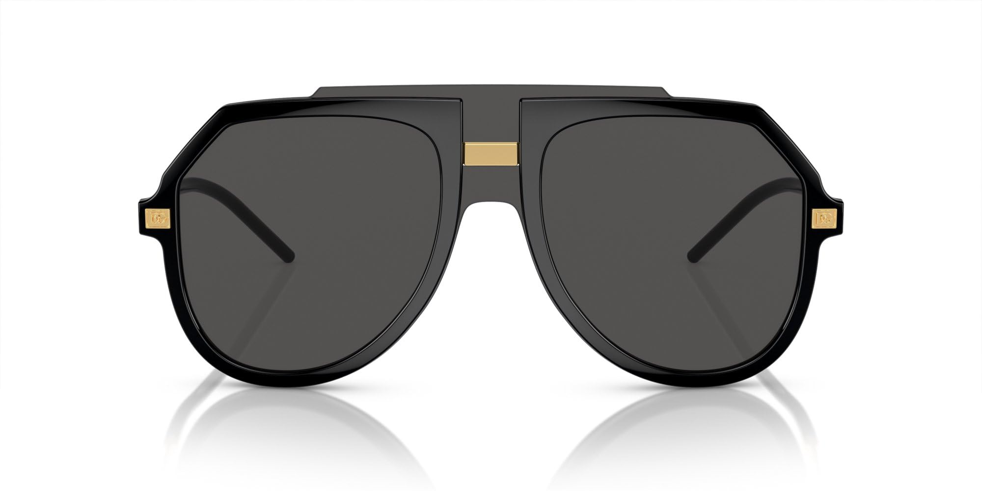 DOLCE&GABBANA モジー Amazon.com: Dolce & Gabbana DG 6195 Shiny Black/Grey 45/14