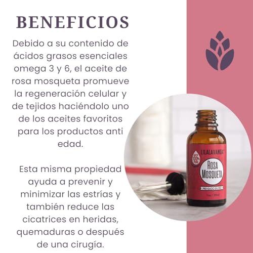 Cremas Y Tratamientos, Beauty aceite rosa mosqueta mexico Marca LilaLavanda (3)