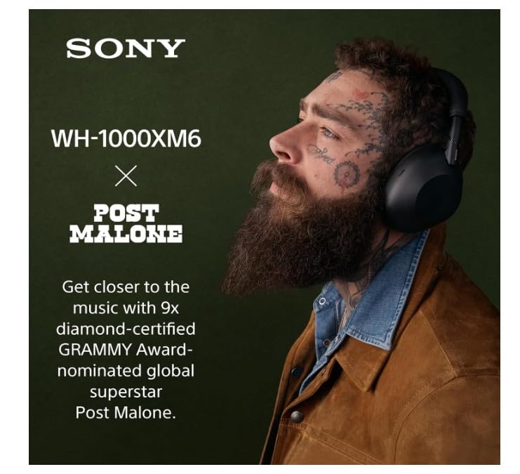 Sony WH-1000XM6 Flagship Noise Cancelling Over-Ear Wireless