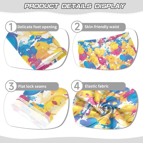 KLL Rubber White Ducky Toddler Girls Legging Casual Full Length Leg Yoga Pants Running3