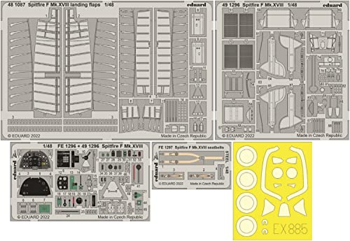 Photodécoupe Eduard BIG49348 Big Ed Spitfire F Mk.XVIII Airfix 1/48