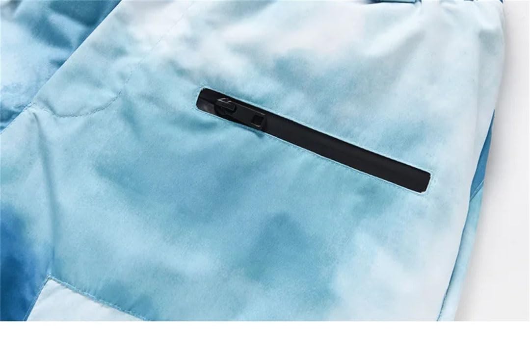 Suwequest Pantaloni da sci e snowboard, unisex, caldi e antivento, ideali per ciclismo e campeggio