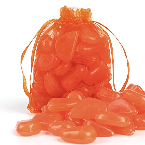 100Pcs Glow In The Dark Fish Tank Aquarium Gravel,Rocks, Glowing Pebbles Luminous Stones For Aquarium Succulent Garden Gift Decoration, 305G/0.67Lbs, 4/5''-1 1/2'' (Orange Red) #TOP2