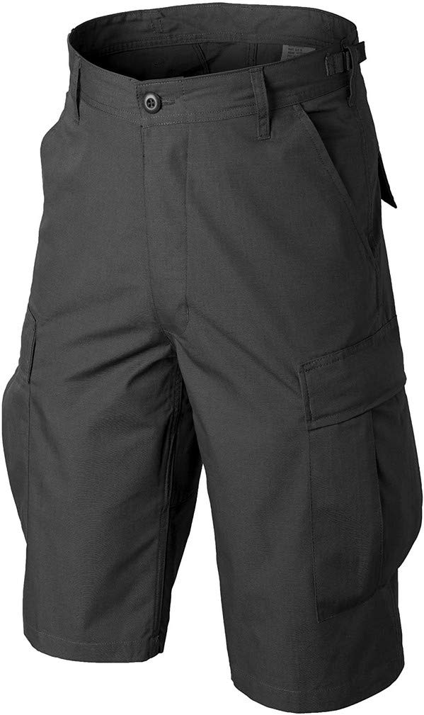 Helikon-Tex BDU Shorts - Polycotton Ripstop - Black, Black , XL