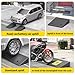 Heavy Duty Engineered Plastic Driveway Ramps with Side Grooves – Non-Slip Threshold Ramps for Cars, Motorcycles, Carts, and More.(25x7cm/9.8x2.8in)