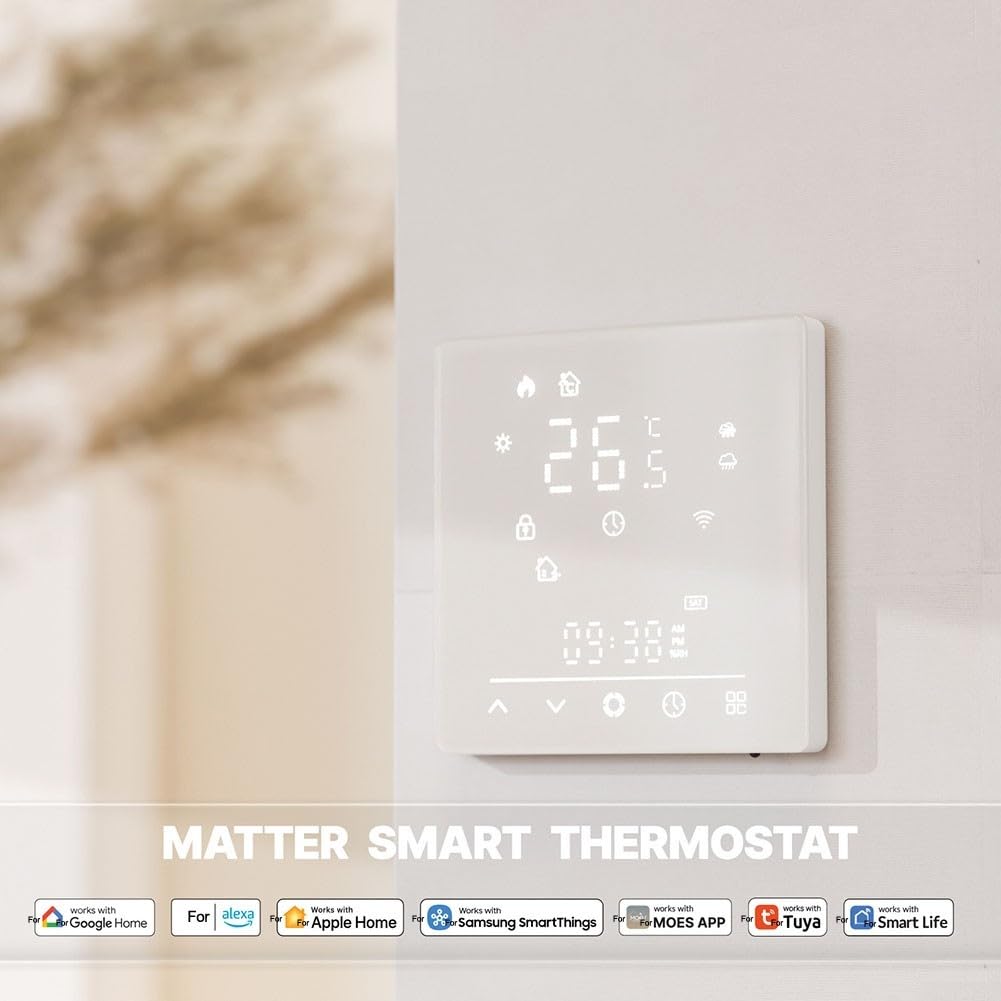 WLAN Raumthermostat mit LCD Display für Heizung