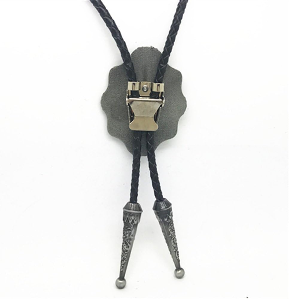 Western Letter Bolo Tie Cowboy Aalphabet A to Z Neckties Necklace for Men Women - Image 2