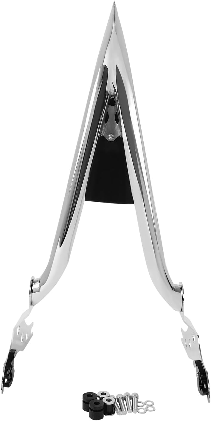 26 Inches Chrome Fatboy Sissy Bar, Detachable Passenger Backrest Rear Pad Fit for Harley Fat Boy FLFBS 2018-2024 Breakout 2013-2024