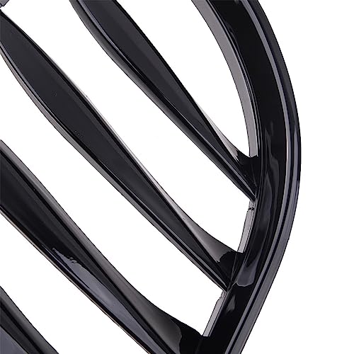 Calandre avant pour BMW E85 E86 Z4 de 2003 à 2008 en plastique noir brillant