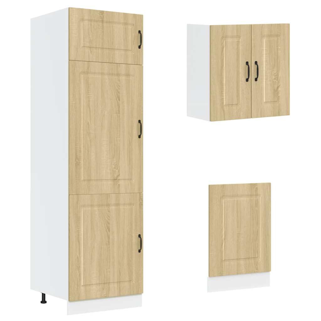 Ensemble de meubles de cuisine 8 pièces Kalmar chêne Sonoma
