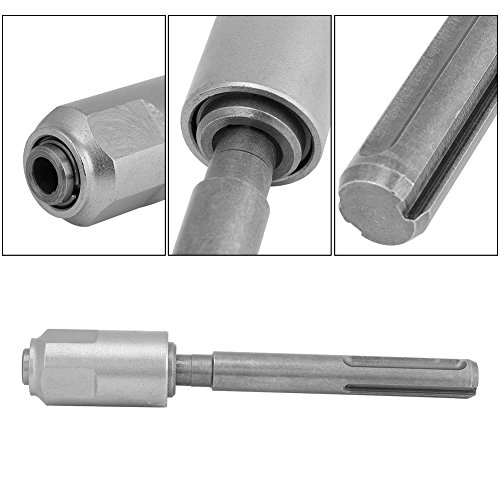 Chrome Steel SDS Max to SDS Plus Adapter, 40mm Drill Chuck Converter Shank with Quick Clamp for Standard SDS Max Drill - Image 2