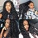 mdgfge 28inch Lace Front Wigs Human Synthetic Hair Pre-Plucked Glueless Curly Lace Frontal Wigs Wet and Wavy Human Hair Wigs for Black Women Brazilian Virgin Natural Black Color