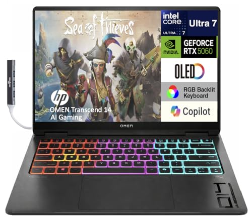 Image of HP OMEN Transcend 14 AI Gaming Laptop 14.0 inch 120Hz OLED 2.8K Display 252202-MAINVAR