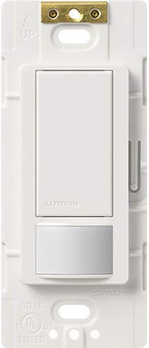 LUTRON ELECTRONICS INC, White MS-OPS5MH-WH Maestro Occupancy Sensor Electrical Distribution Switcher, 1 Pack