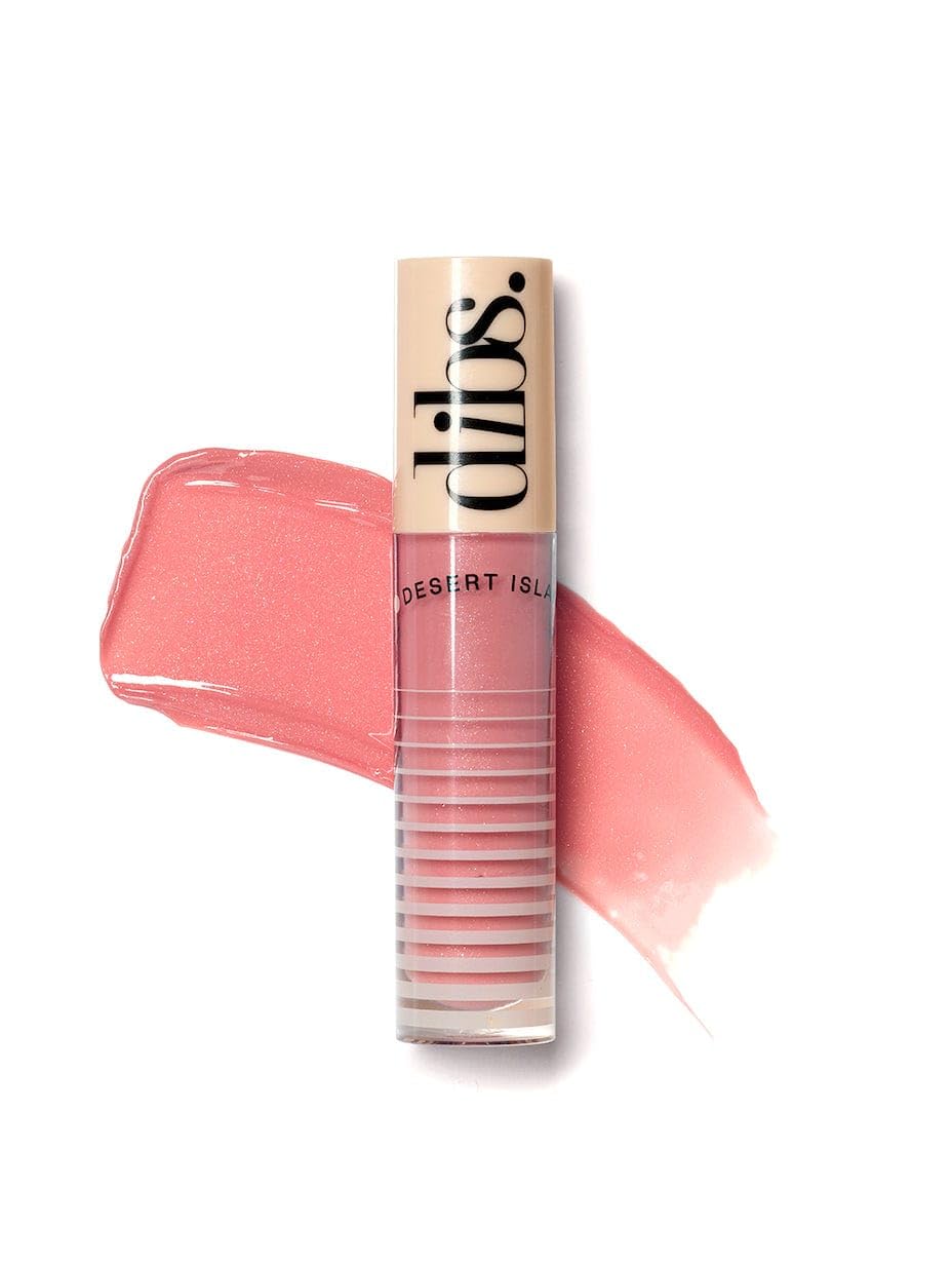 DIBS beauty Go To Glossy Balm Lip Gloss Topper, 0.20 Ounce (Effortless Pink)