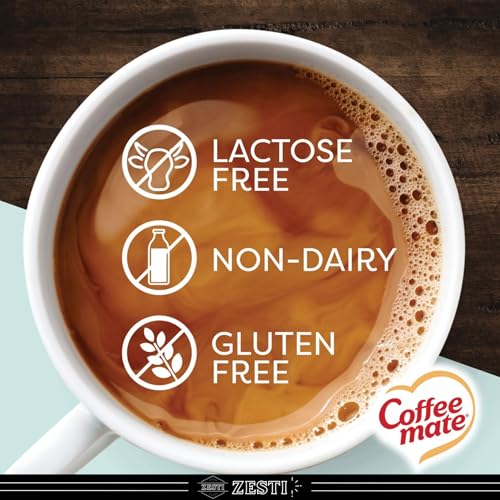 Vanilla Oat Milk Creamer Singles, 50 Count Box (Pack of 2) with ZESTI 20ML Spoon – Plant-Based, Non-Dairy, Vegan, Gluten-Free