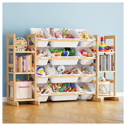 SpaceAid Toy Storage Organizer with Bins