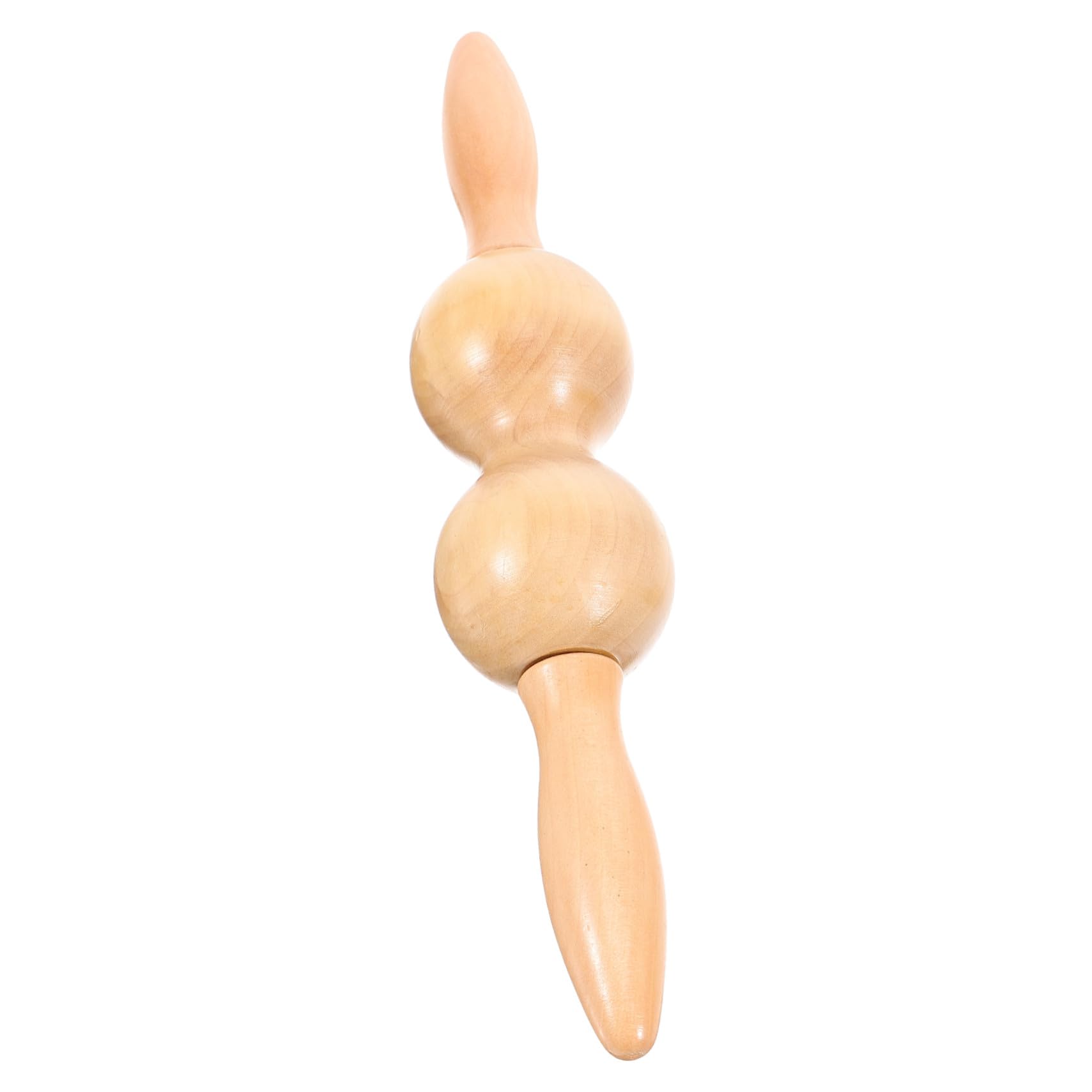 Masajeador Corporal Profesional de Madera Natural Herramienta de Masaje para Pies y Espalda Estimulador de Puntos de Acupuntura Duradero y Seguro para Uso Doméstico y Profesional
