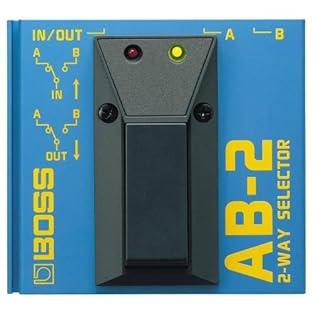 Affordable A/B selector with 1-click operation and silent switching 2-way selector for using A/B input with one output, or vice-versa Instantly change guitars, effects setups or amplifiers, or switch between an amp and tuner Model number: AB-2