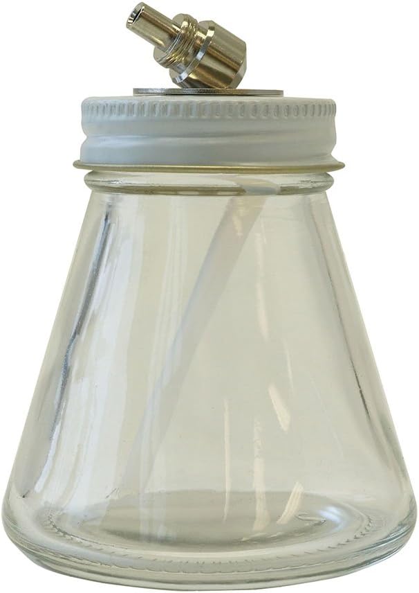 Paasche 3-Ounce Glass Bottle Assembly for HS Airbrush