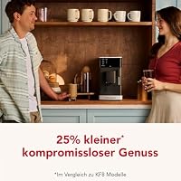 KitchenAid KF2 Kaffeevollautomat 5KES8452 mit Iced Coffee-Funktion, IntelliGrind-Mahlwerk, Panarello-Dampfdüse, LED-Display, 15-18 Bar, Matt Schwarz – Ansicht 7