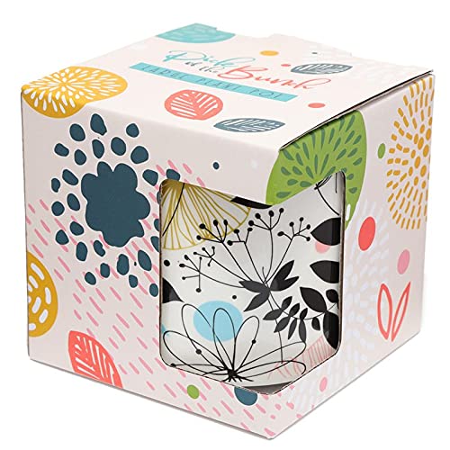 Puckator Pick of the Bunch Wisewood Botanical Ceramic Indoor Plant Pot - Large