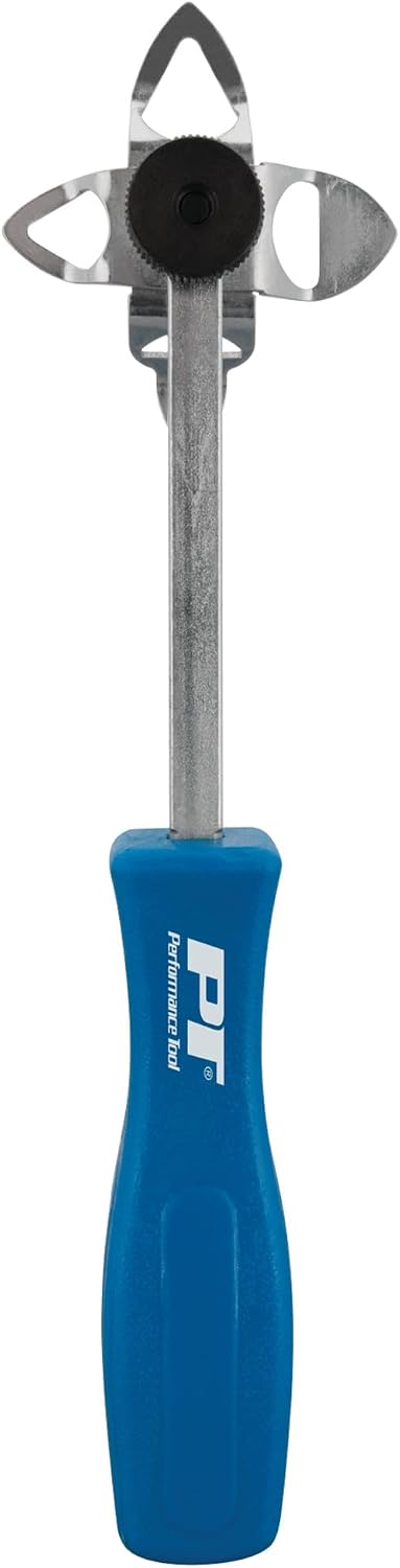 Performance Tool W86566 Windshield Locking Strip Tool, 90-Degree Swivel Tip, Four Sizes, for Windshields, Rear Glass, and More - Blue