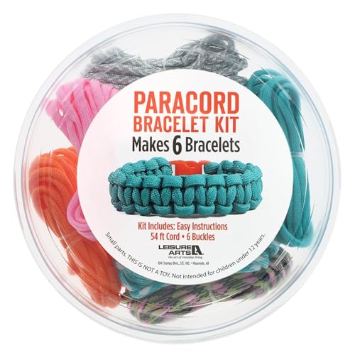 Leisure Arts LEA46964 Kit Paracord Bracelet Bright