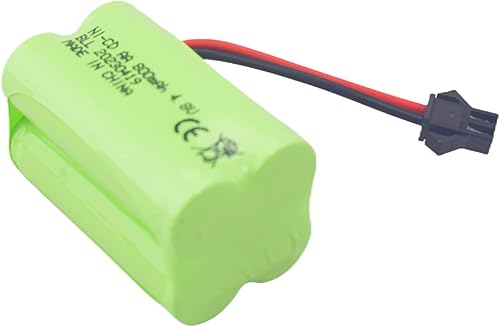 Miniatura 7 de Fytoo AA 4.8V 800mah SM-2P Plug Batería recargable con cable de carga USB para 1/28 Stunt RC car C128 1/28 NB2801 NB2802 NB2803 doble cara Tumbling