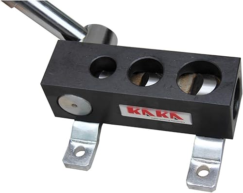 Miniatura 3 de KAKA Industrial RA-5 Muesca manual para tubos, 1", 1-14", 1-12" (diámetro interior), capacidad de muesca, peso ligero, muesca de tubo de acero de
