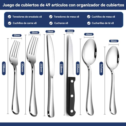 Consejos para Comprar Juego de cubiertos - 5 favoritos. 8 Imagen adicional
