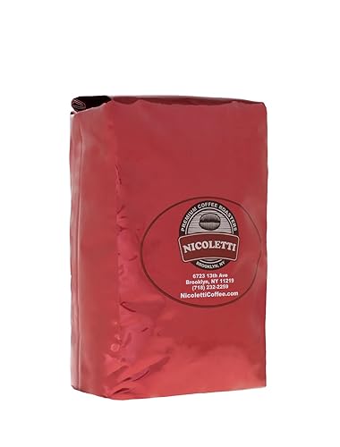 Nicoletti Coffee Espresso "Napoli Roast" - Granos enteros de 2 libras (fabricados en Brooklyn NY desde 1972)