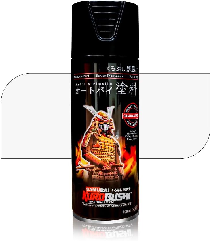 Samurai Standard Colour 128A Flat Clear Spray Paint- Automotive,Motorcycle,DIY