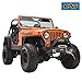 EAG Stubby Front Bumper with Winch Plate and D-Rings Black Textured Fit for 76-86 Jeep Wrangler CJ
