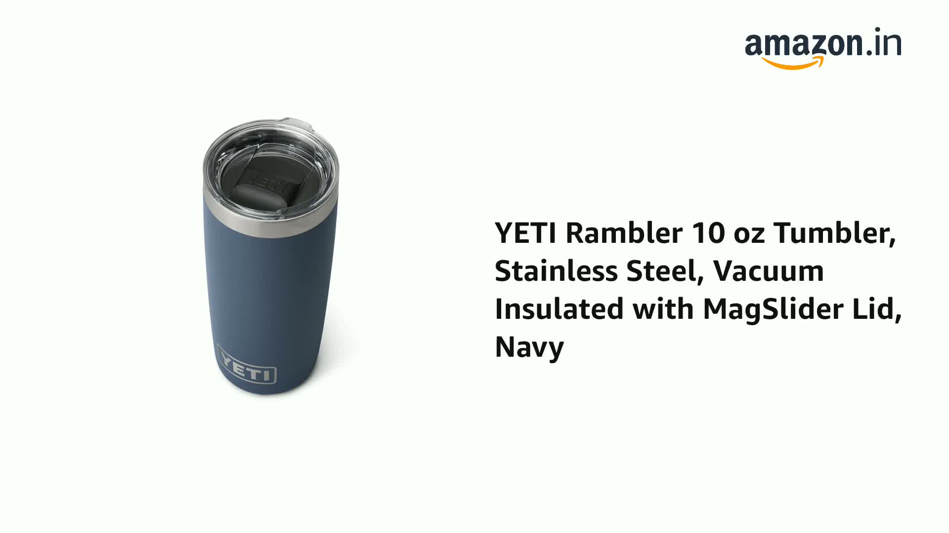 Buy YETI Rambler 10 oz Tumbler, Stainless Steel, Vacuum Insulated