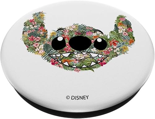 Miniatura 2 de Disney Lilo & Stitch Floral Stitch PopSockets PopGrip agarre intercambiable para teléfonos y tabletas